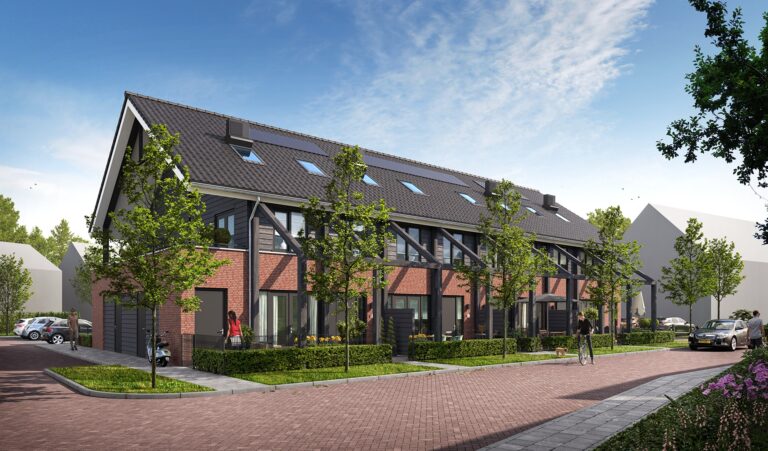 Rug-aan-rug woningen in Herpen
